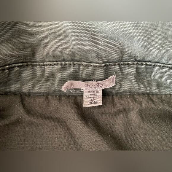 URBAN OUTFITTERS ECOTE Green Button Up Utility Jacket sz XS - Picture 5 of 8